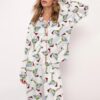 Martini Christmas Satin Pajama Set