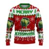 Merry Kiss My Ass Grnch Ugly Christmas Sweater 2