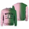 Movie Inspired Witch And Princess Contrast Gradient Sweatshirt