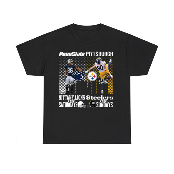 Nittany Lions On Saturday Steelers On Sundays Shirt