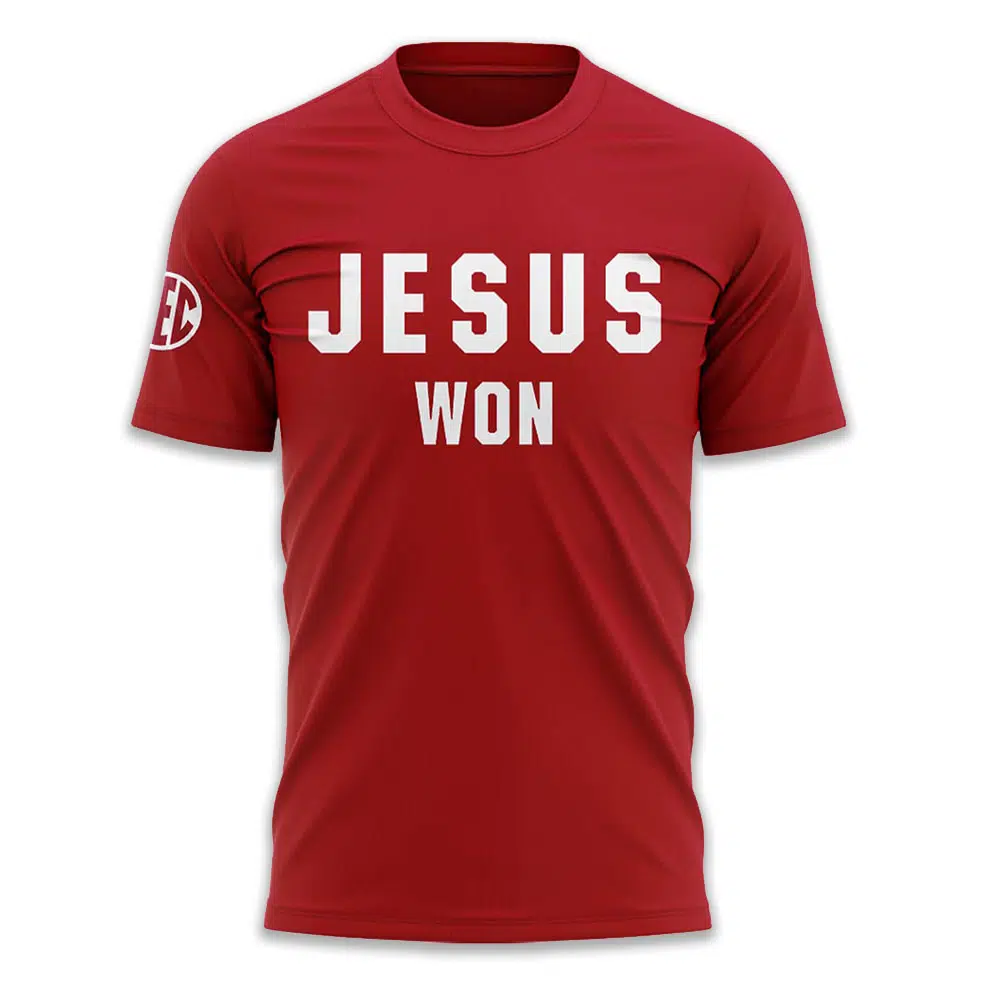 Oklahoma Football 2024 Jesus Won Shirt 2 Oklahoma Football 2024 Jesus Won Shirt 2