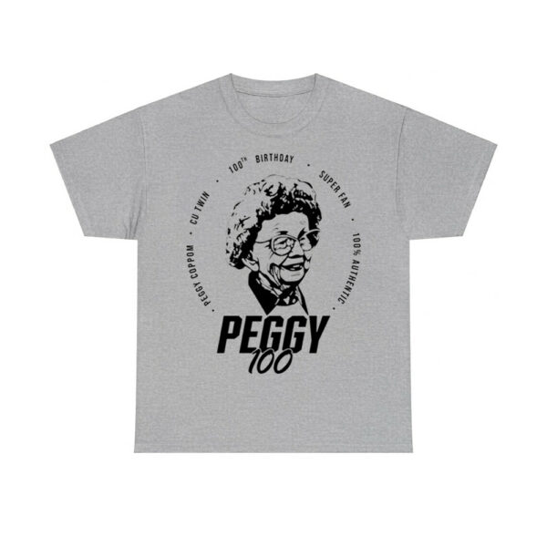 Peggy Coppom Cu Twin 100th Birthday Super Fan Shirt