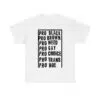 Pro Black Pro Brown Pro Weed Pro Gay Pro Choice Pro Trans Pro Hoe Shirt
