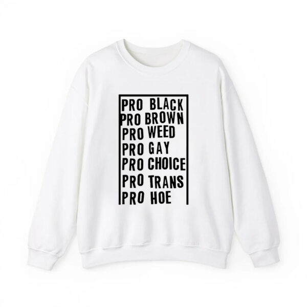 Pro Black Pro Brown Pro Weed Pro Gay Pro Choice Pro Trans Pro Hoe Shirt 4