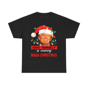 Santa Trump Have Yourself A Merry Maga Christmas Shirt