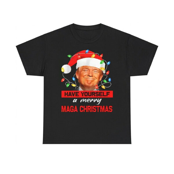 Santa Trump Have Yourself A Merry Maga Christmas Shirt