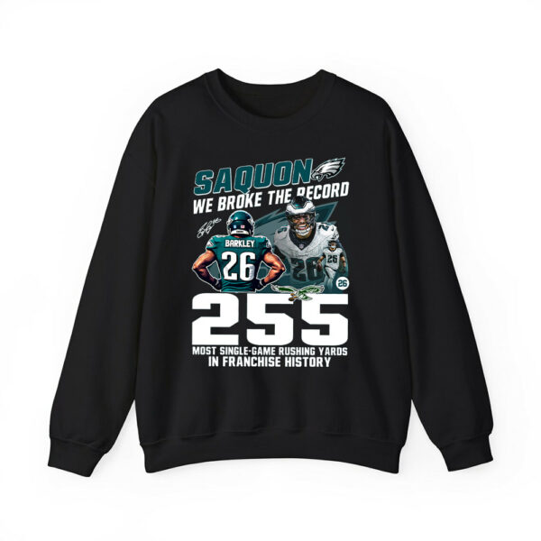 Saquon We Broke The Record 255 Most Single Game Rushing Yards In Franchise History Shirt 2