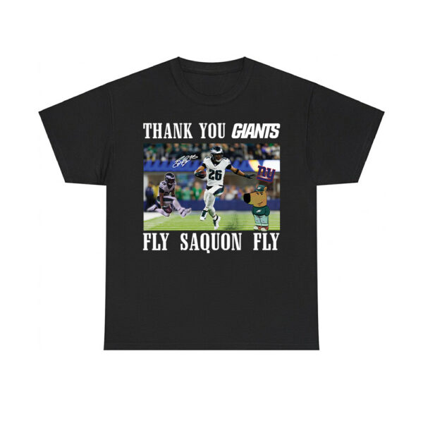 Thank You Giants Fly Saquon Fly Chill Guy Shirt