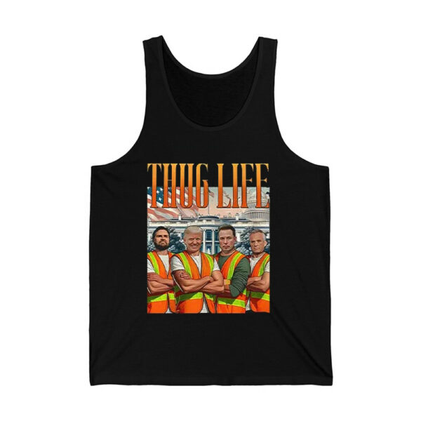 Thug Life Garbage Man Trump JD Vance Robert Kennedy Elon Musk Shirt 2