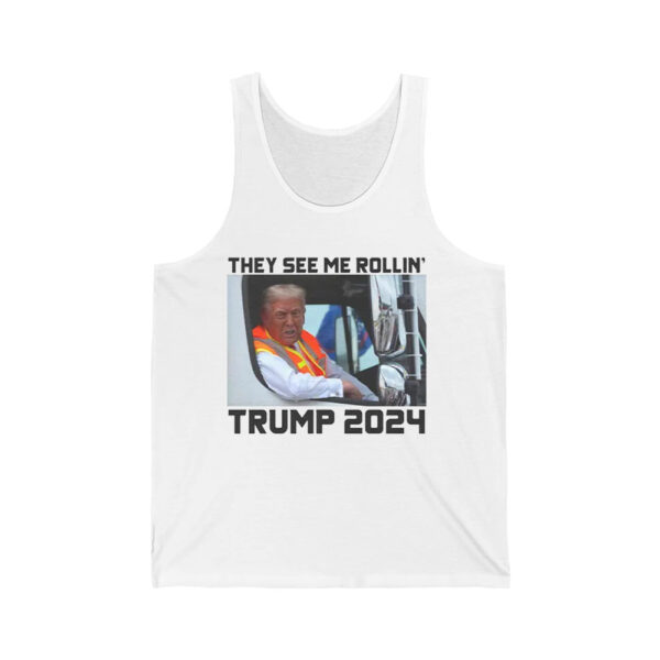 Trump 2024 Garbage Truck They See Me Rollin Shirt 2