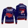 Trump Better Coverage Than 5G Can You Hear Us Now Ugly Christmas Sweater 2