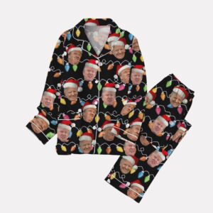 Trump Christmas Lights Pajamas Set