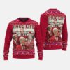 Trump JD Vance Robert Kennedy Elon Musk Thug Life Christmas Ugly Sweater 2