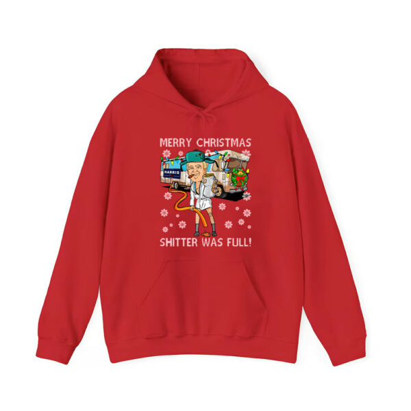 Trump Merry Christmas Shitter Was Full Sweatshirt 2