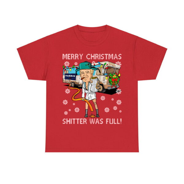 Trump Merry Christmas Shitter Was Full Sweatshirt 4