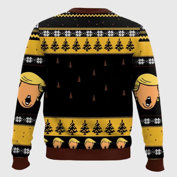 Trump Merry Christmas Shitter Was Full Ugly Sweater 2