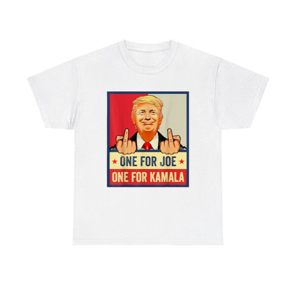 Trump Middle Fingers One For Joe One For Kamala Shirt