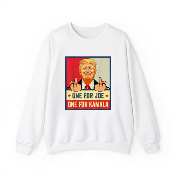 Trump Middle Fingers One For Joe One For Kamala Shirt 2