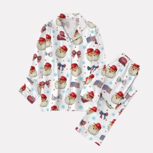 Trump Santa Clause Christmas Pajamas Set