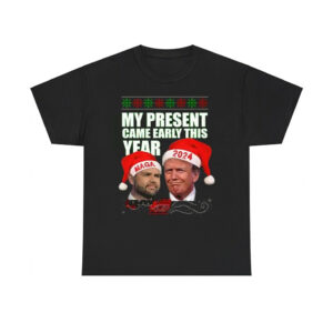 Trump Vance My Present Came Early This Year 2024 Christmas Shirt