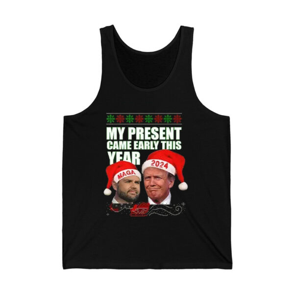 Trump Vance My Present Came Early This Year 2024 Christmas Shirt 3