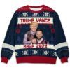 Trump Vance Step Brothers Maga 2024 Ugly Christmas Sweater