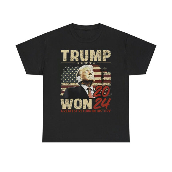 Trump Won 2024 Greatest Return In History Shirt