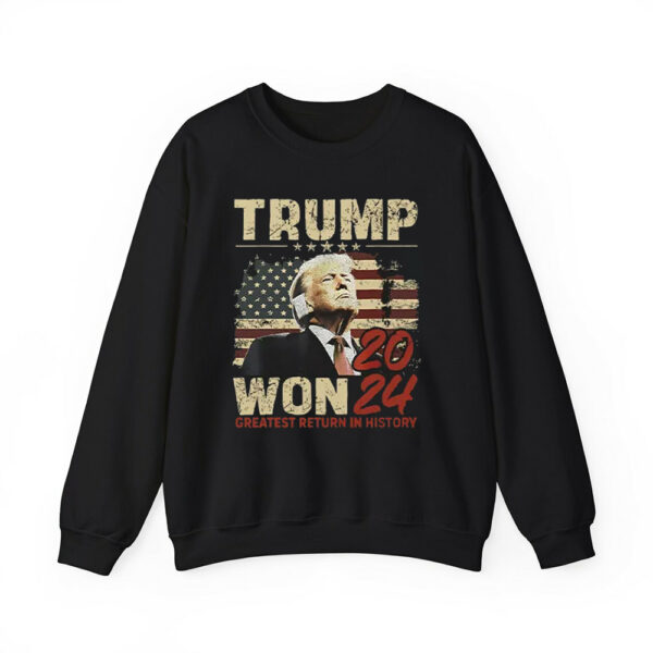 Trump Won 2024 Greatest Return In History Shirt 3