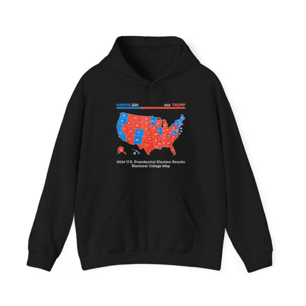 Trump Won 2024 US Presidential Election Results College Map Shirt 3