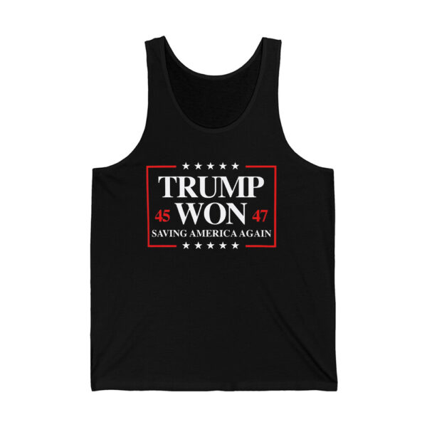 Trump Won 45 47 Saving America Again Shirt 2