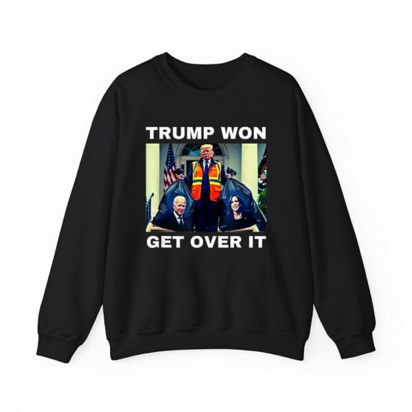 Trump Won Get Over It Garbage Biden Harris Shirt 3