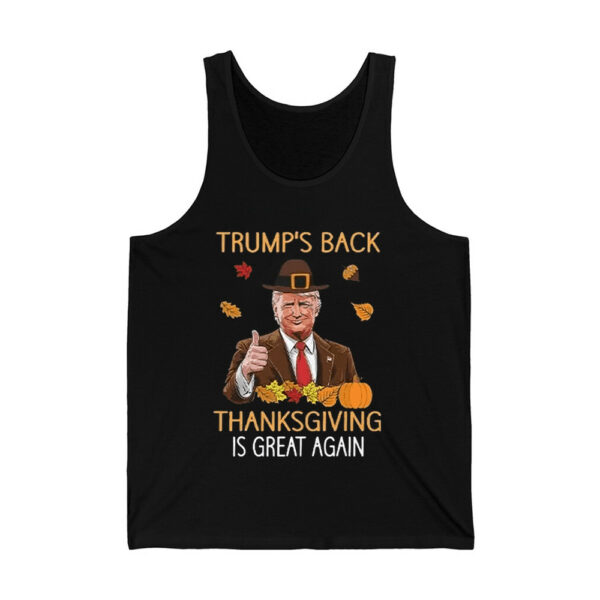 Trumps Back Thanksgiving Is Great Again 2024 Shirt 3