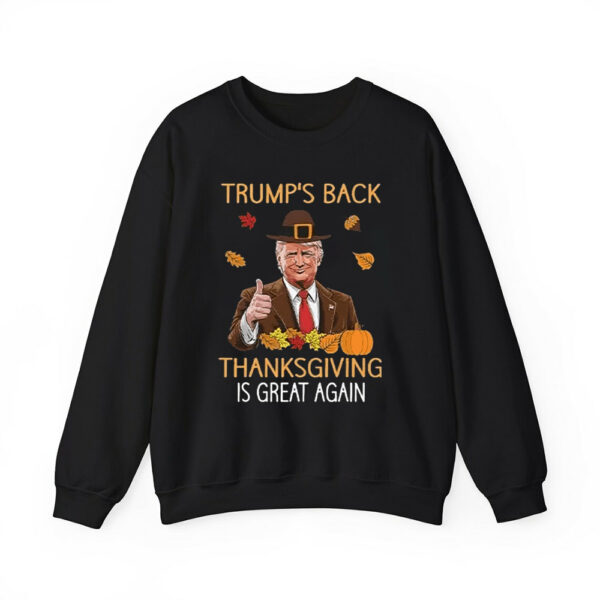 Trumps Back Thanksgiving Is Great Again 2024 Shirt 4