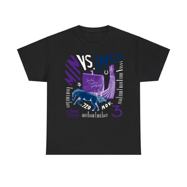 Vikings Vs Colts Nov 3 2024 US Bank Stadium Matchup Shirt