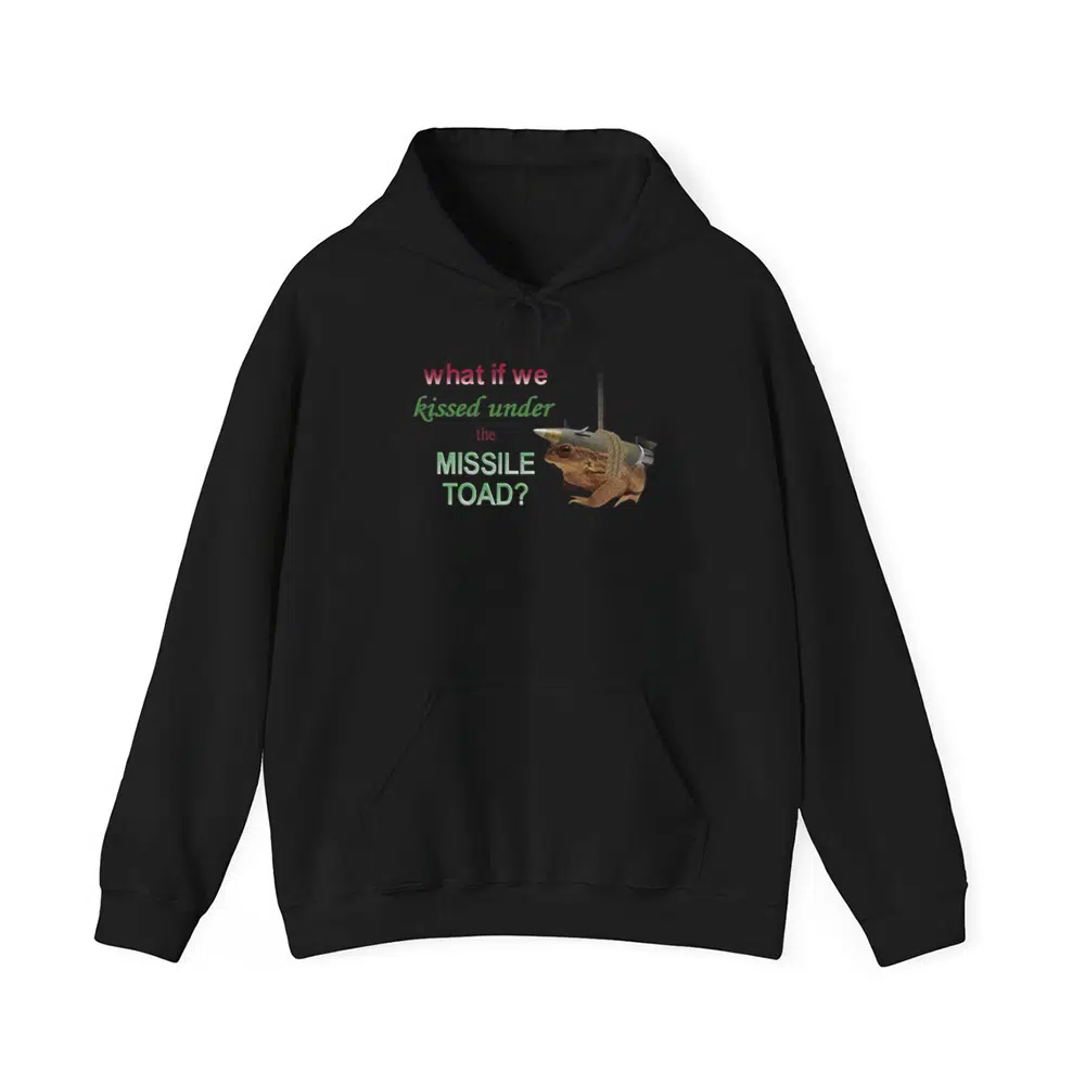 What If We Kissed Under The Missile Toad Shirt 3