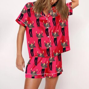 Jumping Musk Short Sleeve Pajama Set