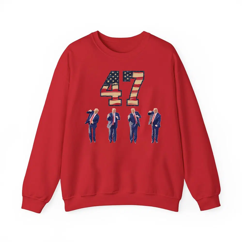 Womens Trump Dancing America 47 T Shirt 2