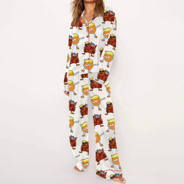 Womens Trump Thanksgiving Pajama Set 2