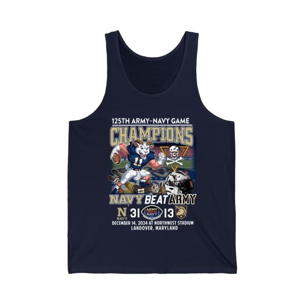 125th Army Navy Game Champions Navy Beat Army 2024 Shirt 2