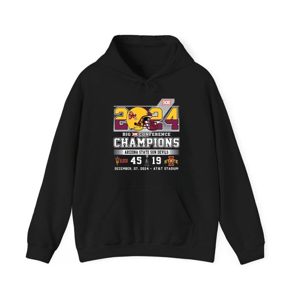 2024 Big 12 Conference Champions Arizona State 45 19 Iowa State Shirt 4