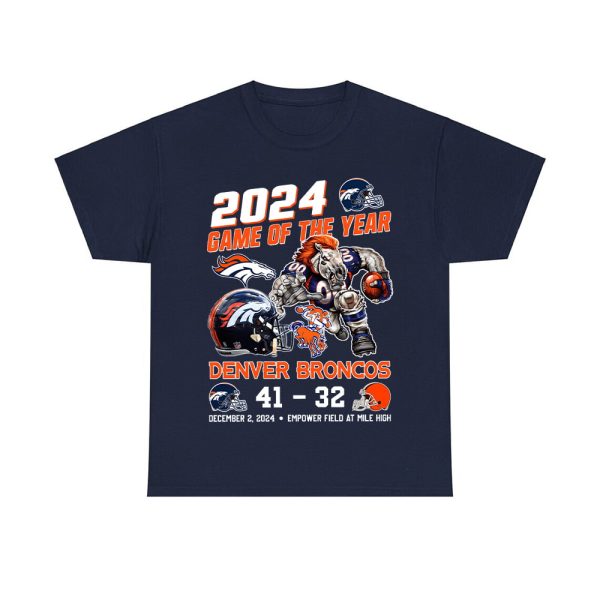 2024 Game Of The Year Broncos 41-32 Browns Shirt