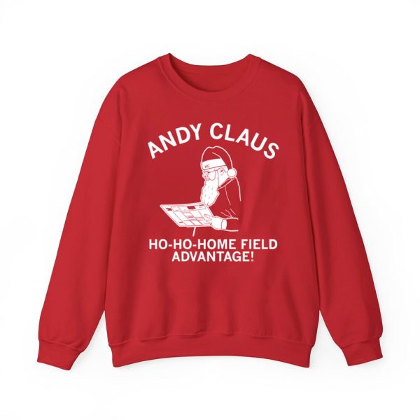 Andy Claus Ho Ho Home Field Advantage For KC In The Playoffs Shirt 1