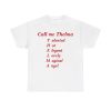 Call Me Thelma Talented Hot Elegant Lovely Magical Angel Shirt