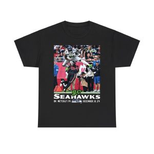 DK Metcalf Jumps Over Starling Thomas V Go Seahawks Shirt