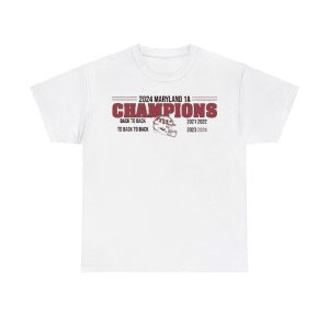 Fort Hill 2024 Maryland State Championship Back To Back To Back To Back Shirt