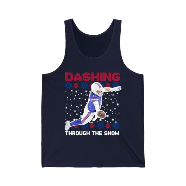 Josh Allen Dashing Through The Snow Shirt 3