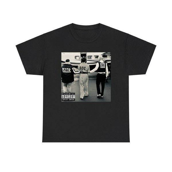 Luigi Mangione Helicopter Pad With Police Album Cover Shirt