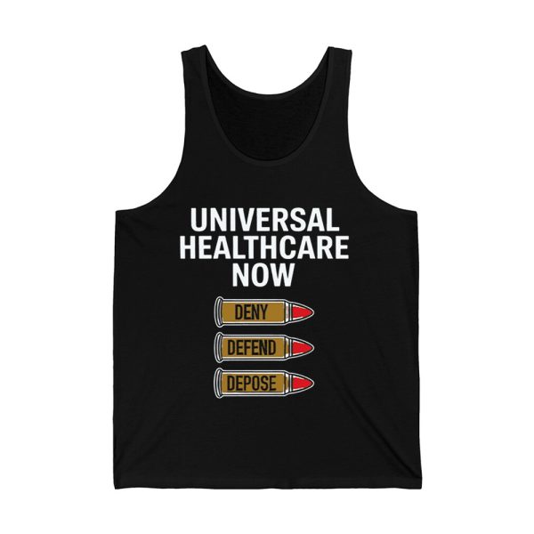 Luigi Mangione Universal Healthcare Now Deny Defend Depose Shirt 4