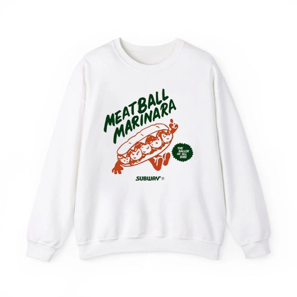 Meatball Marinara The Baller Of All Subs Shirt 4