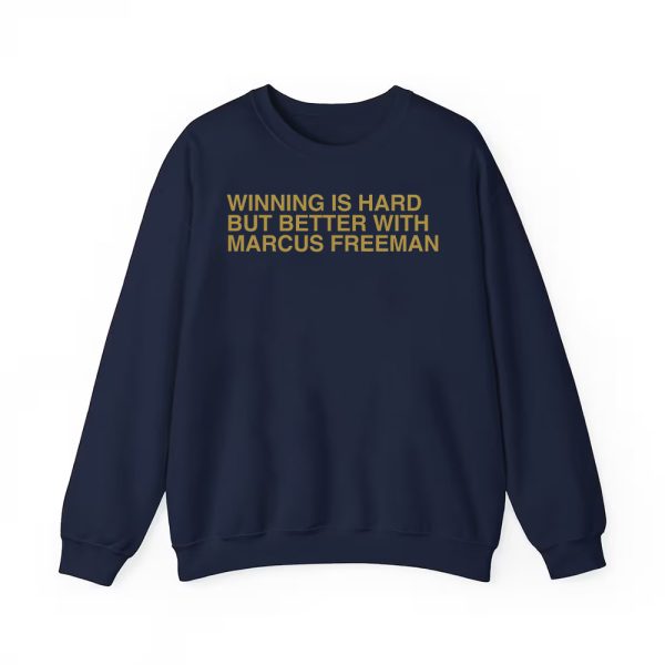 Notre Dame Winning Is Hard But Better With Marcus Freeman Shirt 3